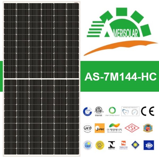 Amerisolar AS-7M144-HC-550W - 35 MM